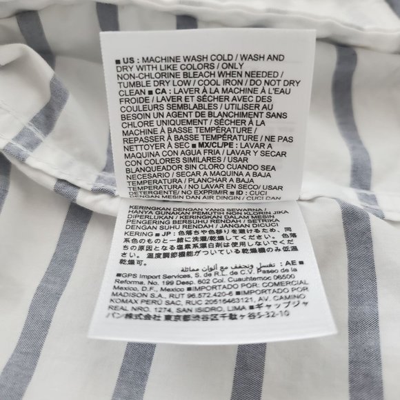 Old Navy Men's Unisex Full-Zip Lightweight Windbreaker Jacket White/Gray Sz L/G - Picture 12 of 14